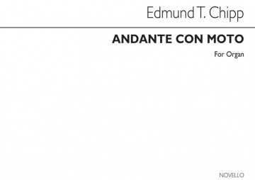Edmund T. Chipp, Andante Con Moto Op.11 No.16 Orgel Buch