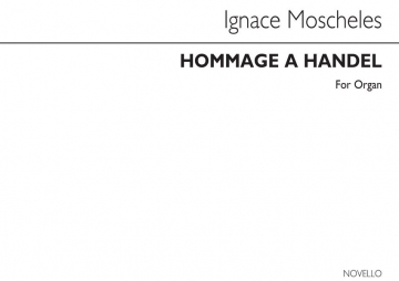 Hommage A Handel Orgel Buch