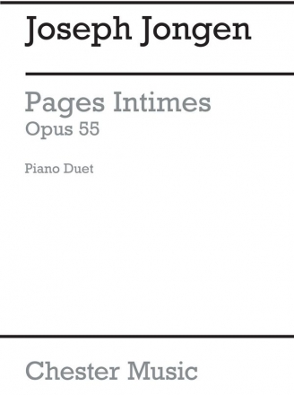 Pages Intimes op.55 for piano duet