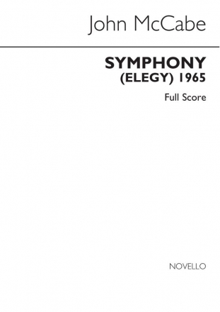 John McCabe, Symphony No.1 (Elegy) Orchestra Studienpartitur