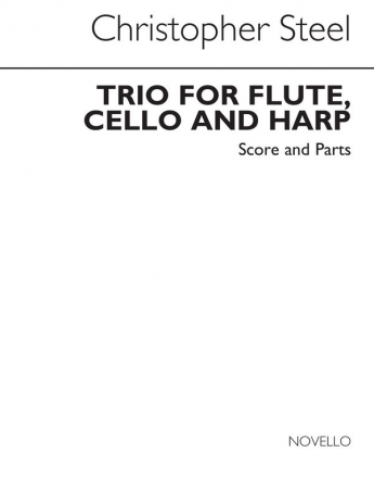 Trio  for flute, cello and harp score and parts