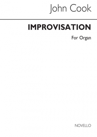 John Ernest Cook, Improvisation On Veni Creator Spiritus Orgel Buch