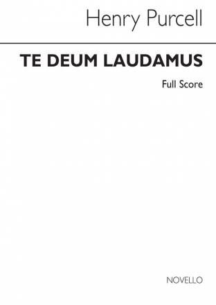 Henry Purcell, Te Deum Laudamus Score  Partitur