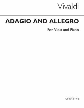 Antonio Vivaldi, Vivaldi Adagio And Allegro Viola/Pf Viola und Klavier Buch