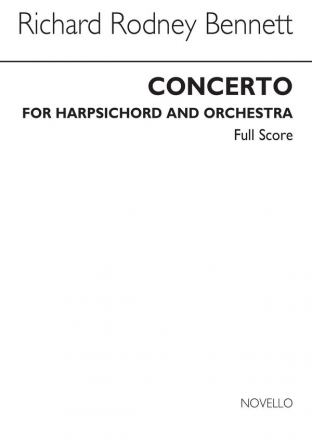 Richard Rodney Bennett, Concerto For Harpsichord Orchestra Buch