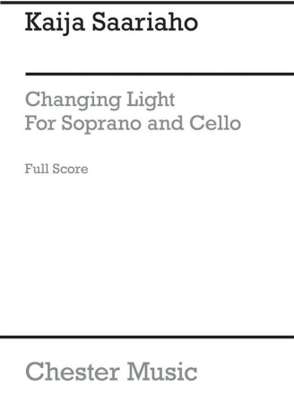 Changing Light  for soprano and cello full score