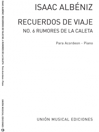 Isaac Albniz, Rumores De La Caleta - Malaguena Accordion Buch