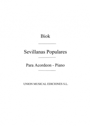 Sevillanas Populares Accordion Buch
