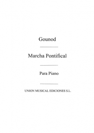 Marcha Pontifical For Piano Klavier Buch