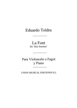 La Font Cello und Klavier Buch