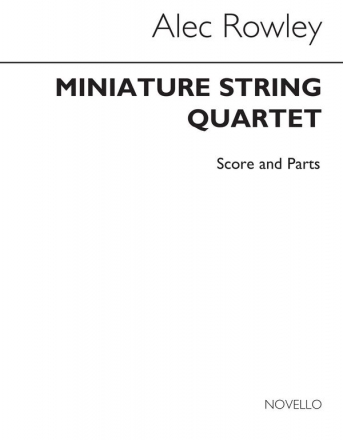 Miniature String Quartet Streichquartett Partitur + Stimmen