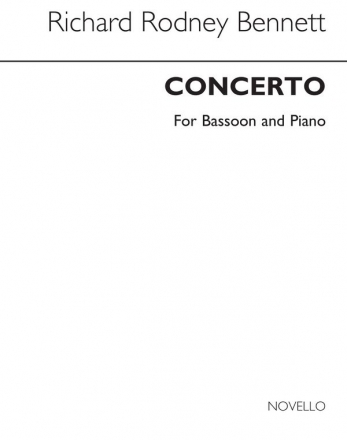 Richard Rodney Bennett, Concerto (Basson Part And Piano Reduction) Bassoon and Orchestra Buch