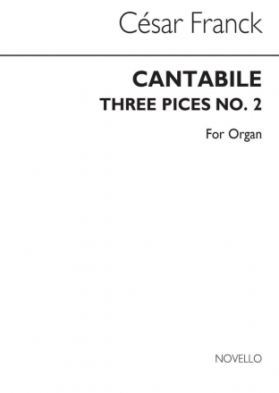 3 Pieces no.2 'Cantabile' for organ
