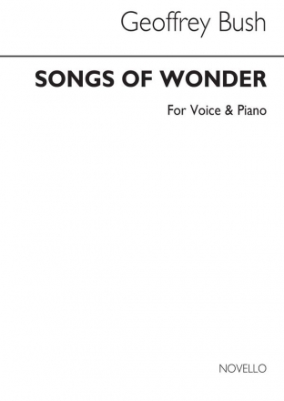 Geoffrey Bush, Songs Of Wonder for Voice and Piano Vocal and Piano Buch