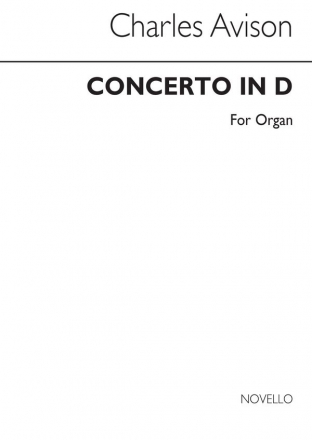 Concerto In D   for organ