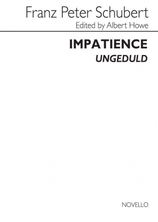 Franz Schubert, Impatience Vocal and Piano Buch