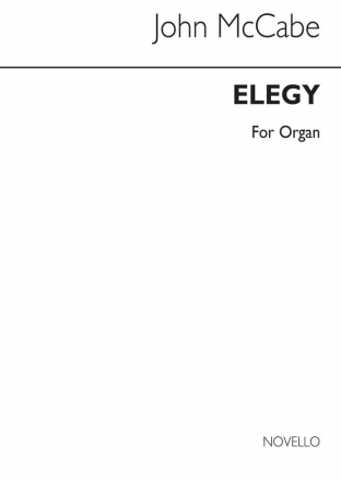 John McCabe, Elegy For Organ Orgel Buch