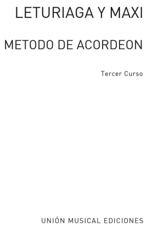 Metodo De Acordeon: Tercer Curso Accordion Buch