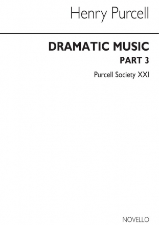 Henry Purcell, Purcell Society Volume 21 Opera Buch
