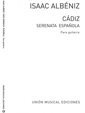 Cdiz (Serenata espanola) para guitarra