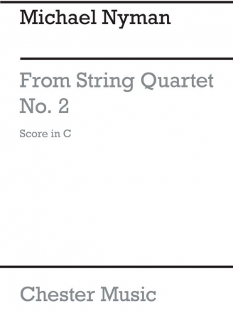 Michael Nyman: From String Quartet No.2 (Score) Saxophone (Quartet) Score