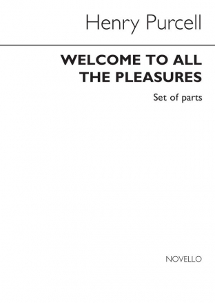 Henry Purcell, Welcome To All Pleasures String Quartet and Double Bass Stimmen-Set