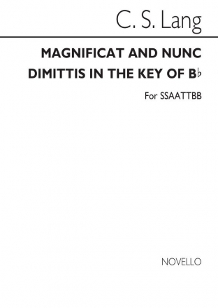 Magnificat And Nunc Dimittis for Double Choir SATB Chorpartitur