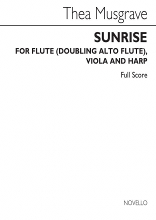 Thea Musgrave, Sunrise Flute, Viola and Harp Buch