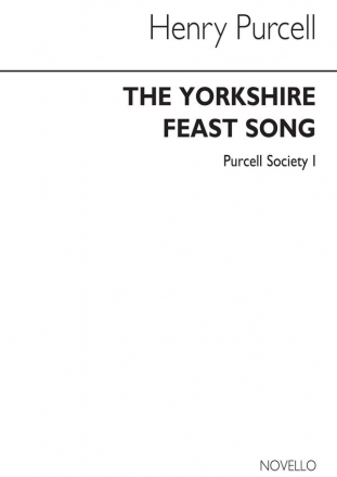 Henry Purcell, urcell Society Volume 1 Vocal and Orchestra Partitur