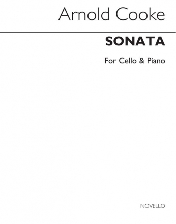 Arnold Cooke, Cello Sonata with Piano Accompaniment Cello und Klavier Buch