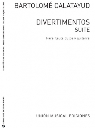 Divertimentos Suite Flte und Gitarre Buch