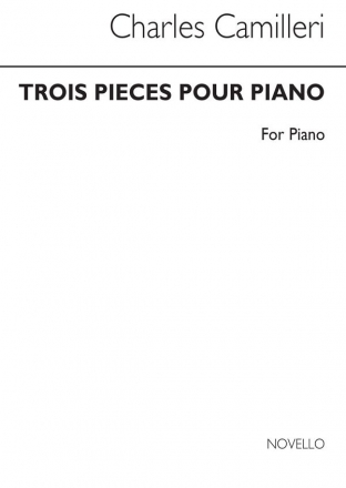 Charles Camilleri, Trois Pieces for Piano Klavier Buch