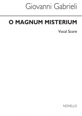 Galmili, O Magnum Misterium SATB and Organ Buch