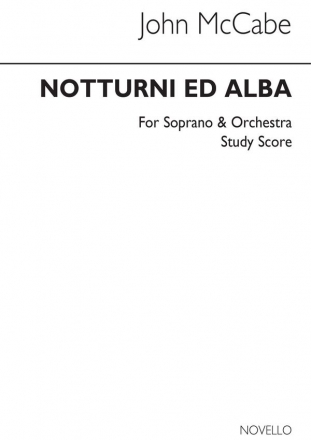 John McCabe, Notturni Soprano Orchestra Studienpartitur