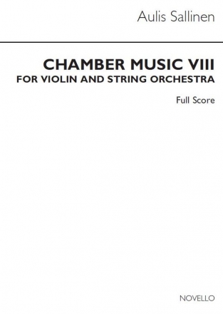 Aulis Sallinen, Chamber Music VIII Op.94 Chamber Ensemble Partitur