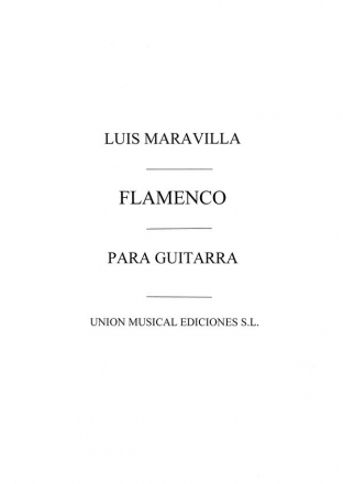Maravilla: Flamenco Album Para Guitarra Gitarre Buch