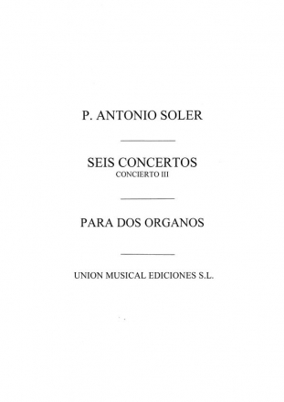 Concierto No.3 2 Organs or 2 Pianos Buch