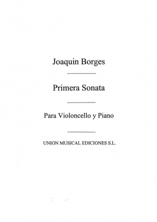 Raul Borges, Primera Sonata Cello und Klavier Buch