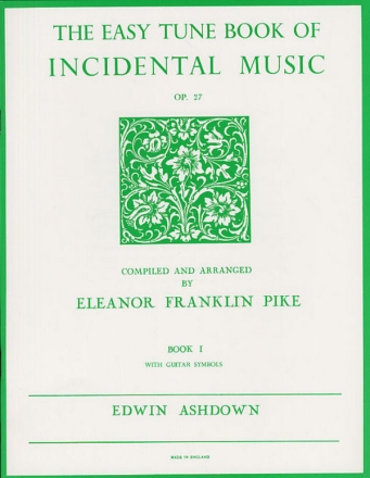 The Easy Tune Book Of Incidental Music Book 1 Piano & Guitar Instrumental Album