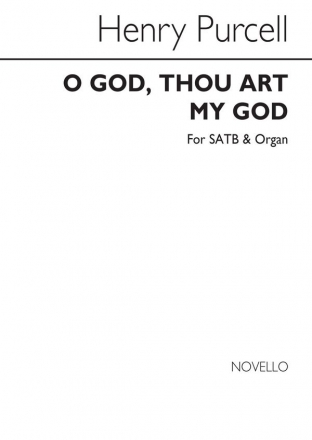 Henry Purcell, O God thou art my God SATB and Accompaniment Chorpartitur