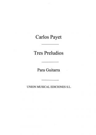 Tres Preludios Gitarre Buch
