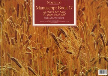Novello Manuscript Book 17 A3 Landscape - Score  Buch
