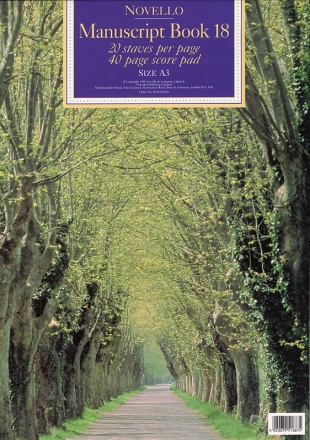 Novello Manuscript Book 18: A3 - Score  Buch