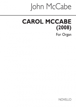John McCabe, Carol Preludes for Organ Orgel Buch