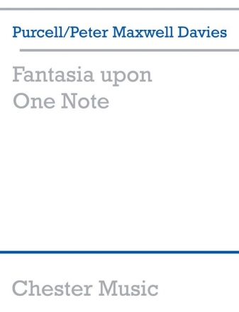Fantasia Upon One Note for alto flute, harpsichord, percussion, violin, cello score