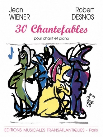 Jean Wiener: 30 Chantefables Voice, Piano Accompaniment In Stock