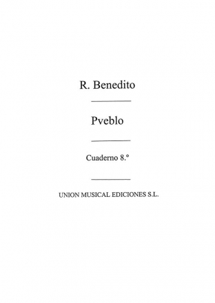 Pueblo Canciones VIII Vol Vocal Buch