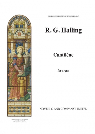 Robert G. Hailing, Cantilene Organ Orgel Buch