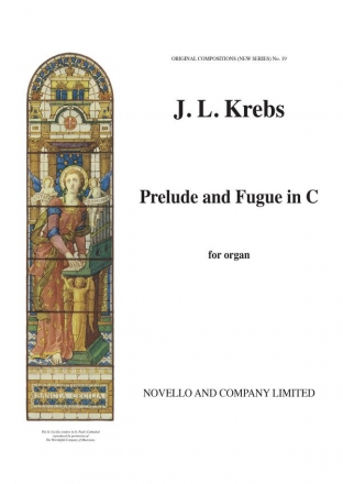 Johann Ludwig Krebs, Prelude And Fugue In C Organ Orgel Buch