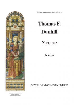 Thomas Dunhill, Nocturne For Organ Orgel Buch